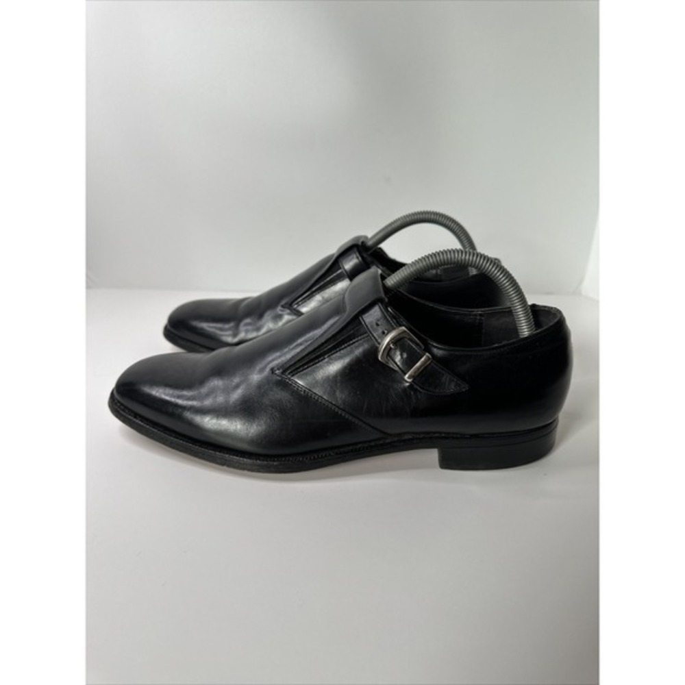 Johnston & Murphy Aristocraft Mens Loafers Size 10 Leather Buckle Dress Shoe USA - Picture 5 of 12